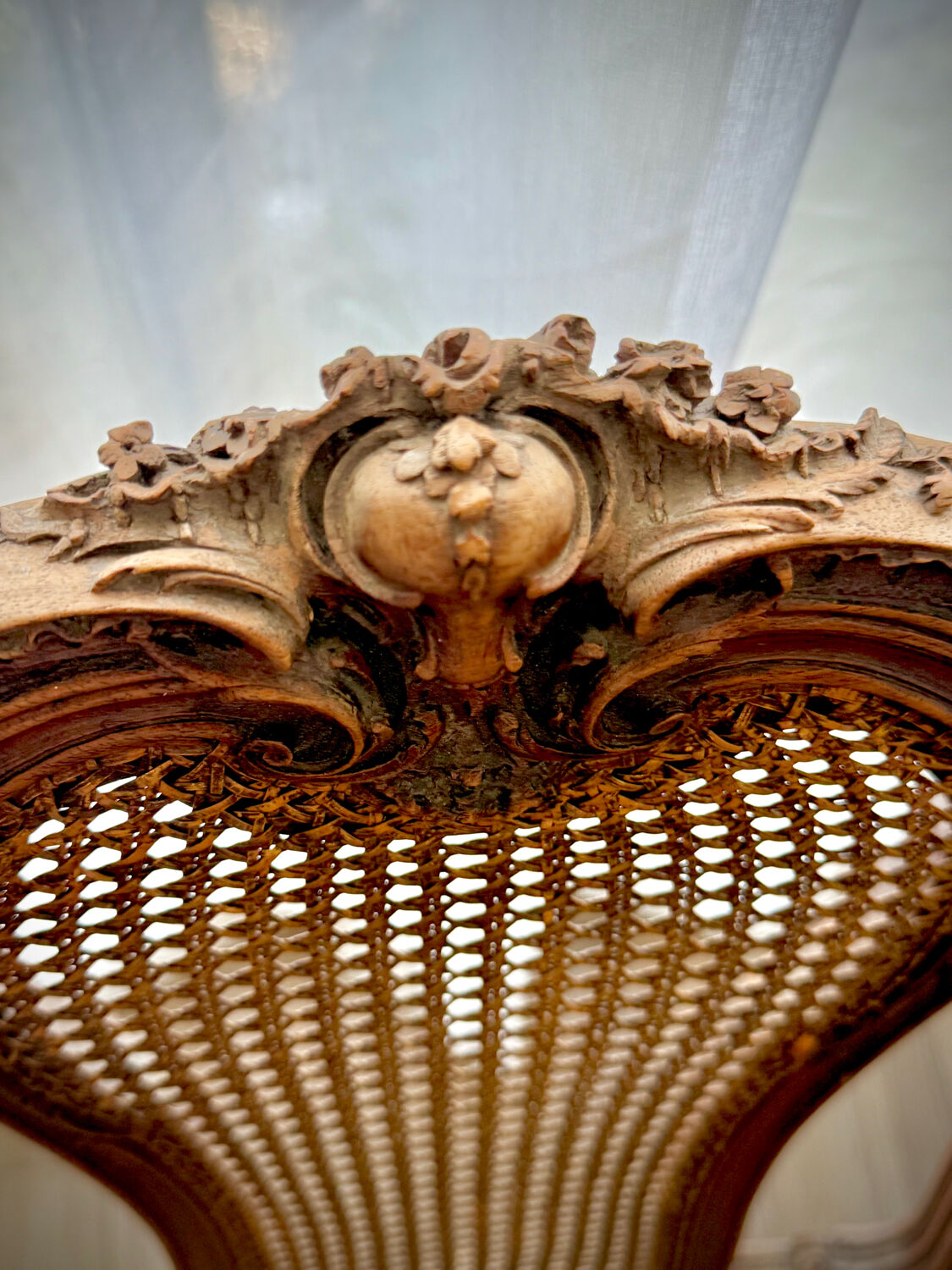 Vintage caned chair – Louis XV