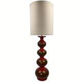 Ceramic space age floor or table lamp by Kaiser Leuchten, 1960s