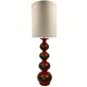 Ceramic space age floor or table lamp by Kaiser Leuchten, 1960s
