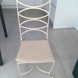 Dining table with six chairs