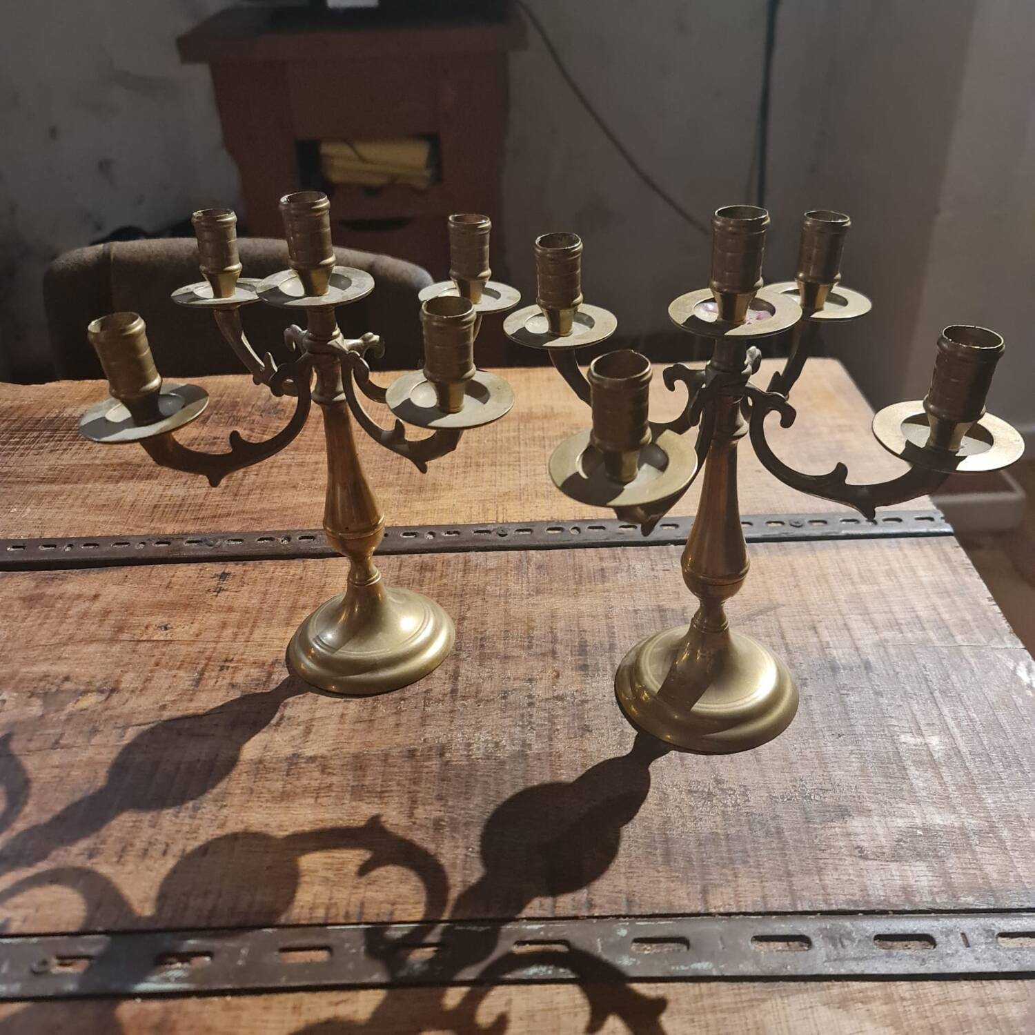 Pair of candelabras