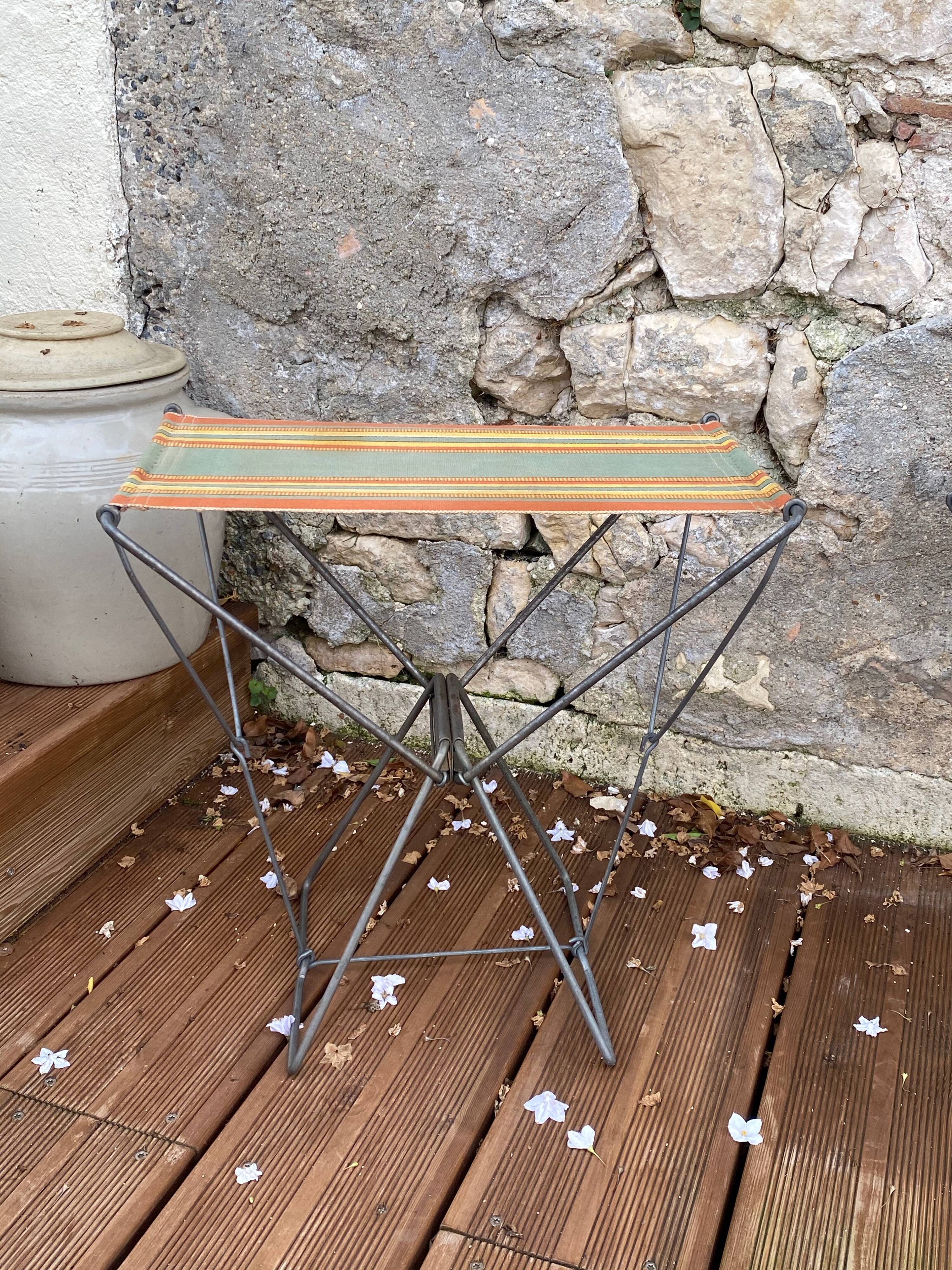 Small fisherman's folding stool