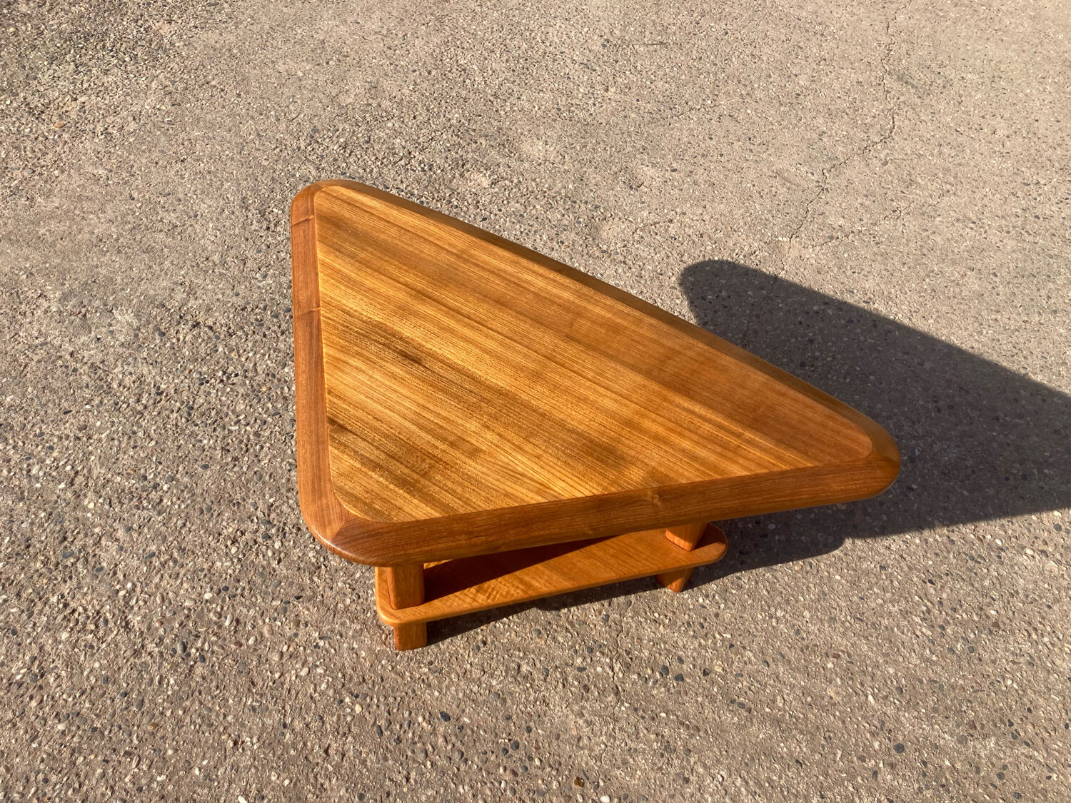 70s teak coffee table