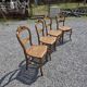 4 chaises style Louis XV en merisier