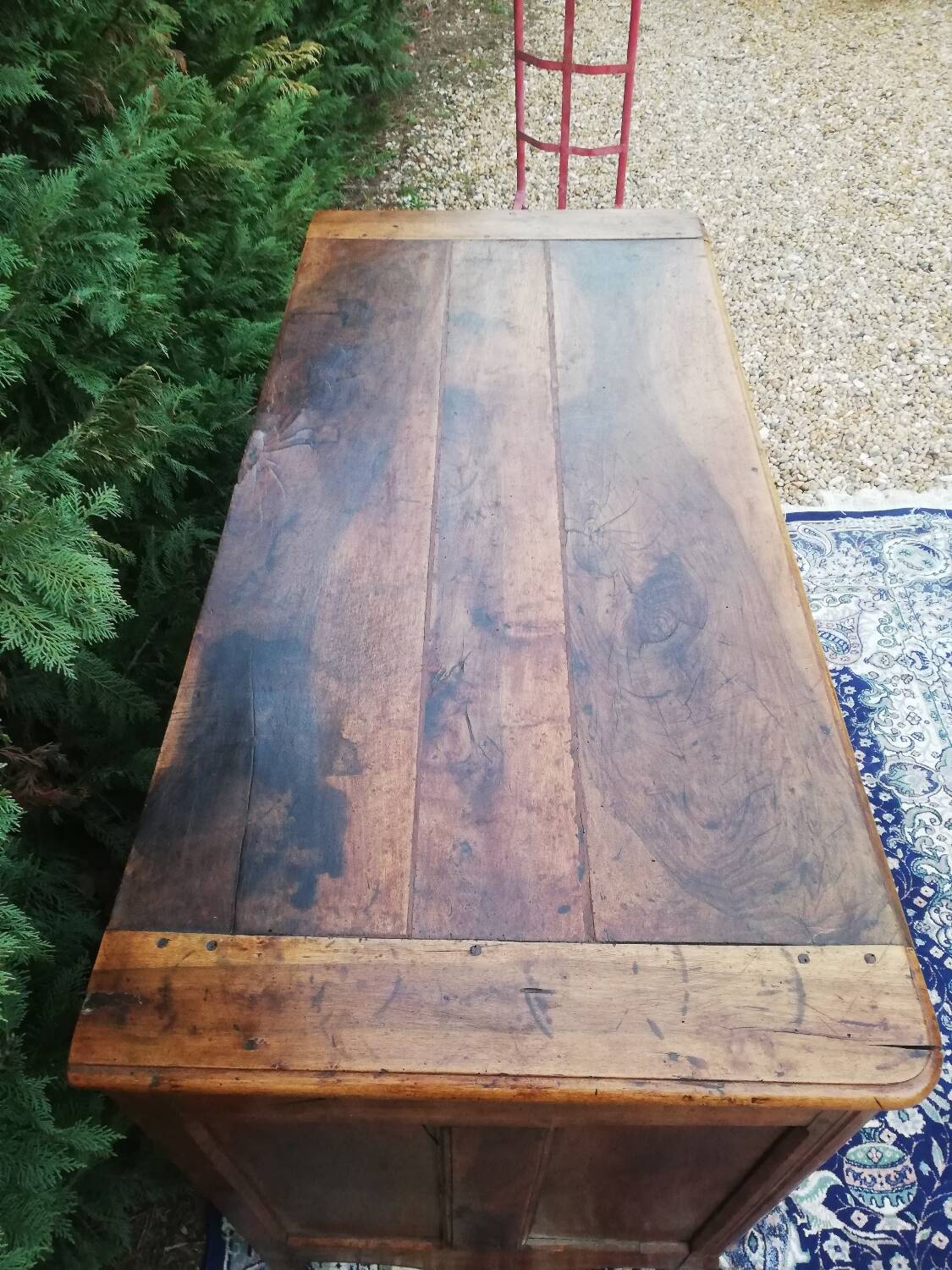 A Louis XV walnut sideboard