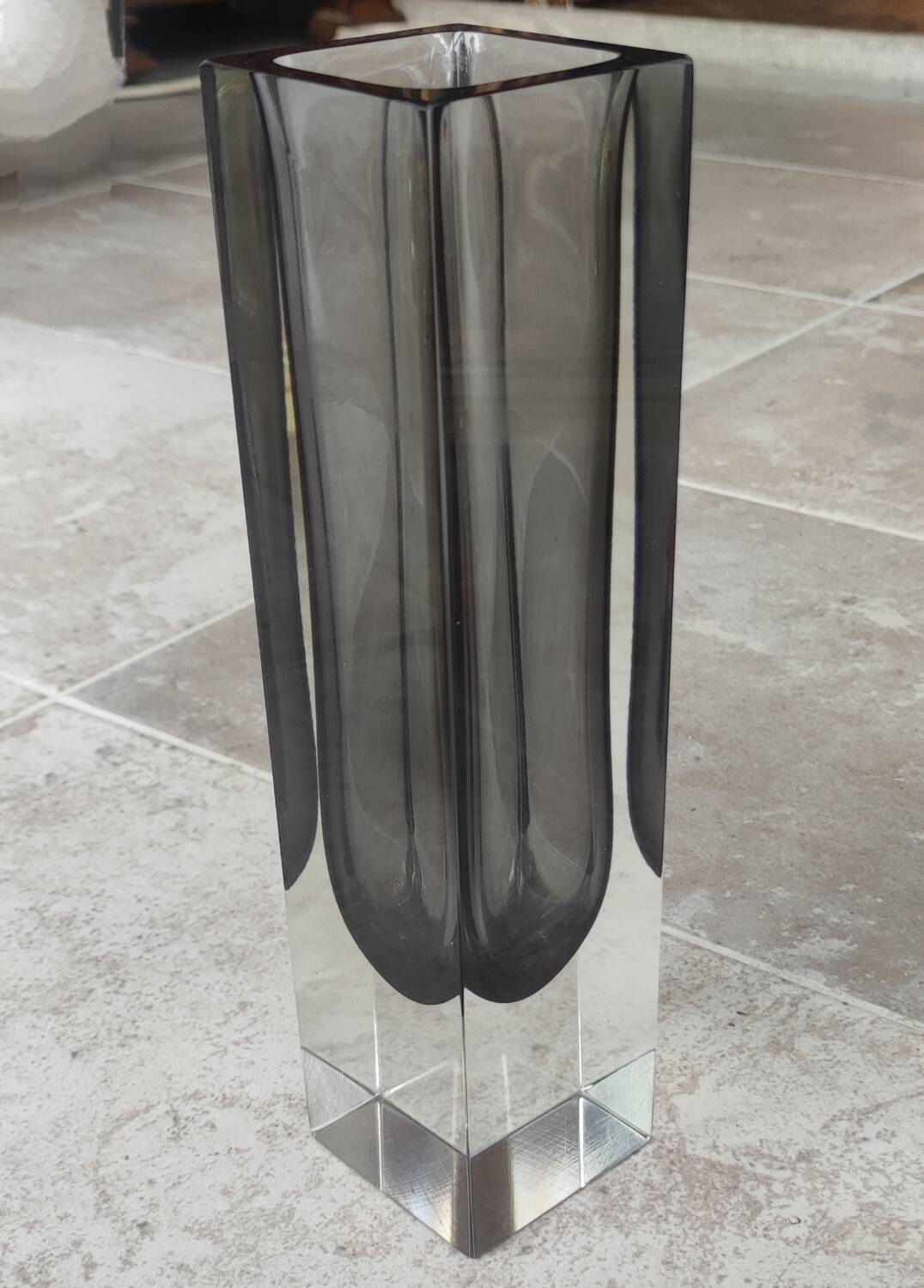 Murano Glass Vase Flavio Poli Seguso Italian design