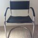 Cantilever Italy chair from the 70s in black leather