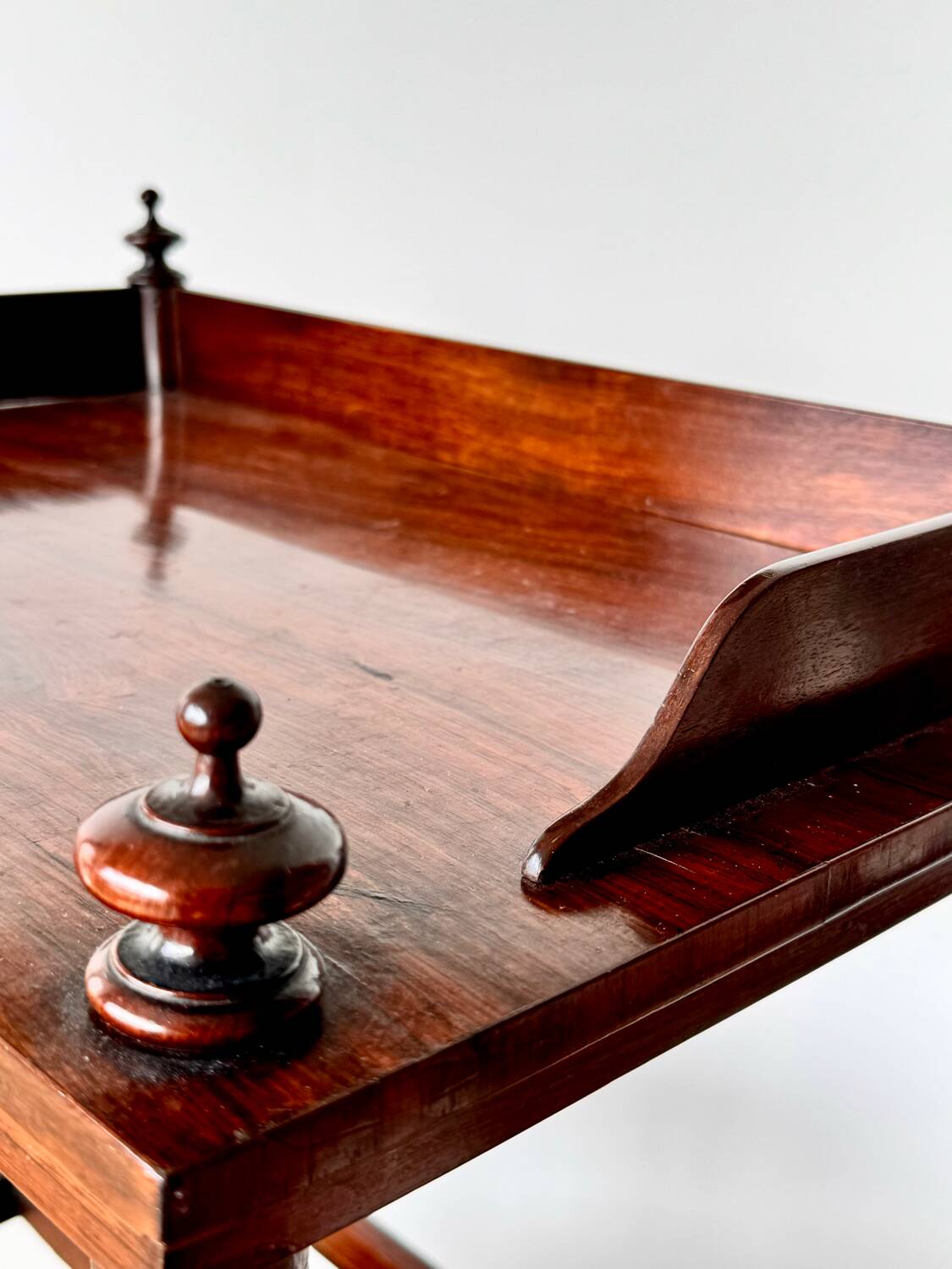 19th century Rio rosewood server