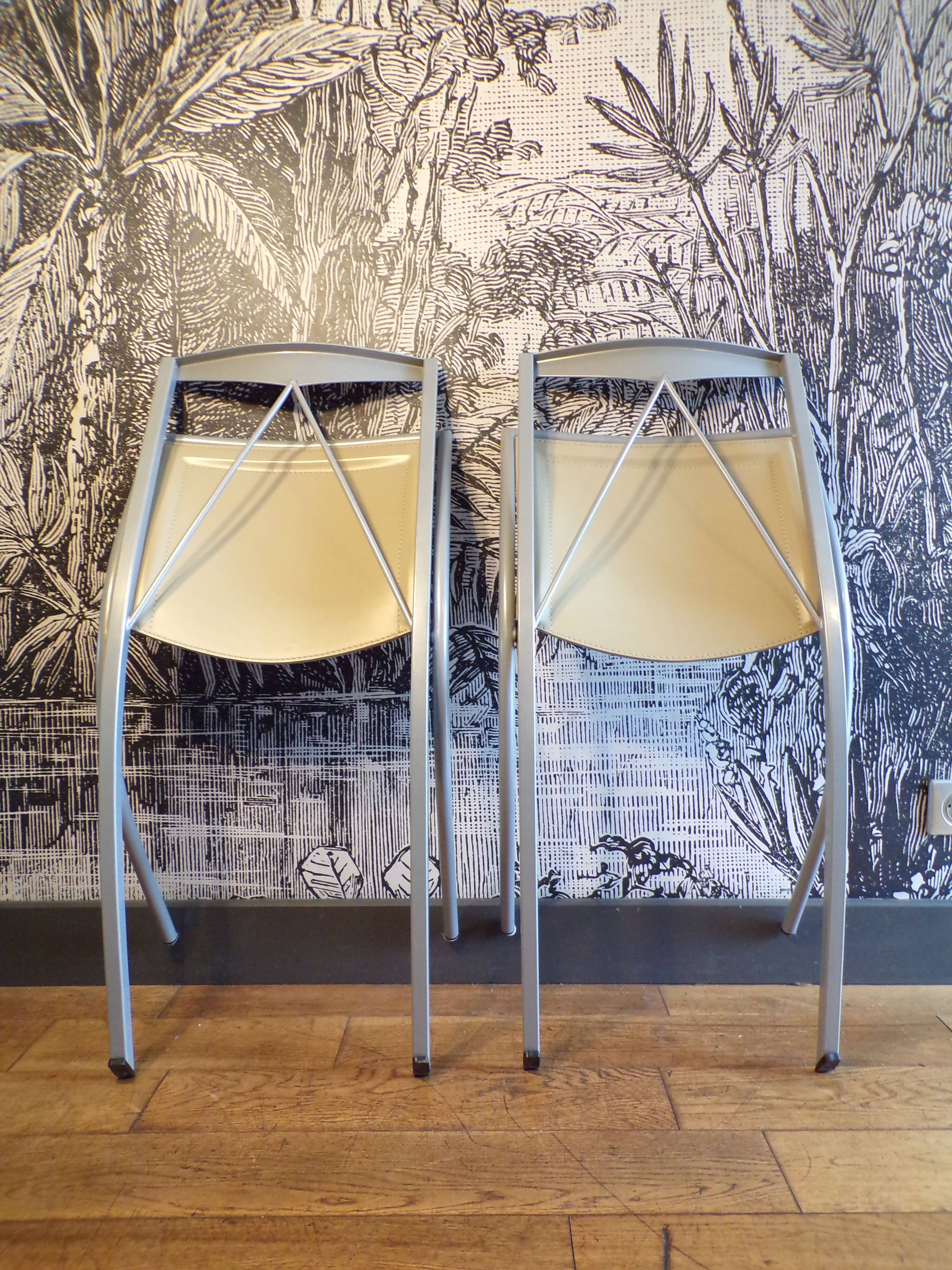 Pair of Bella Cattelan Italy chairs