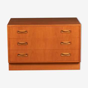 Retro teak 1960s g plan fresco chest of drawers