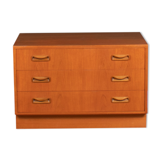 Retro teak 1960s g plan fresco chest of drawers