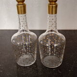 tray carafes and glasses