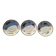 Set de 3 sous tasses Villeroy Boch modèle 1562