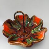 Empty umbrella pocket in antique vintage ceramic 60s
