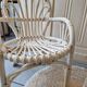 Set of 2 rattan children's chairs