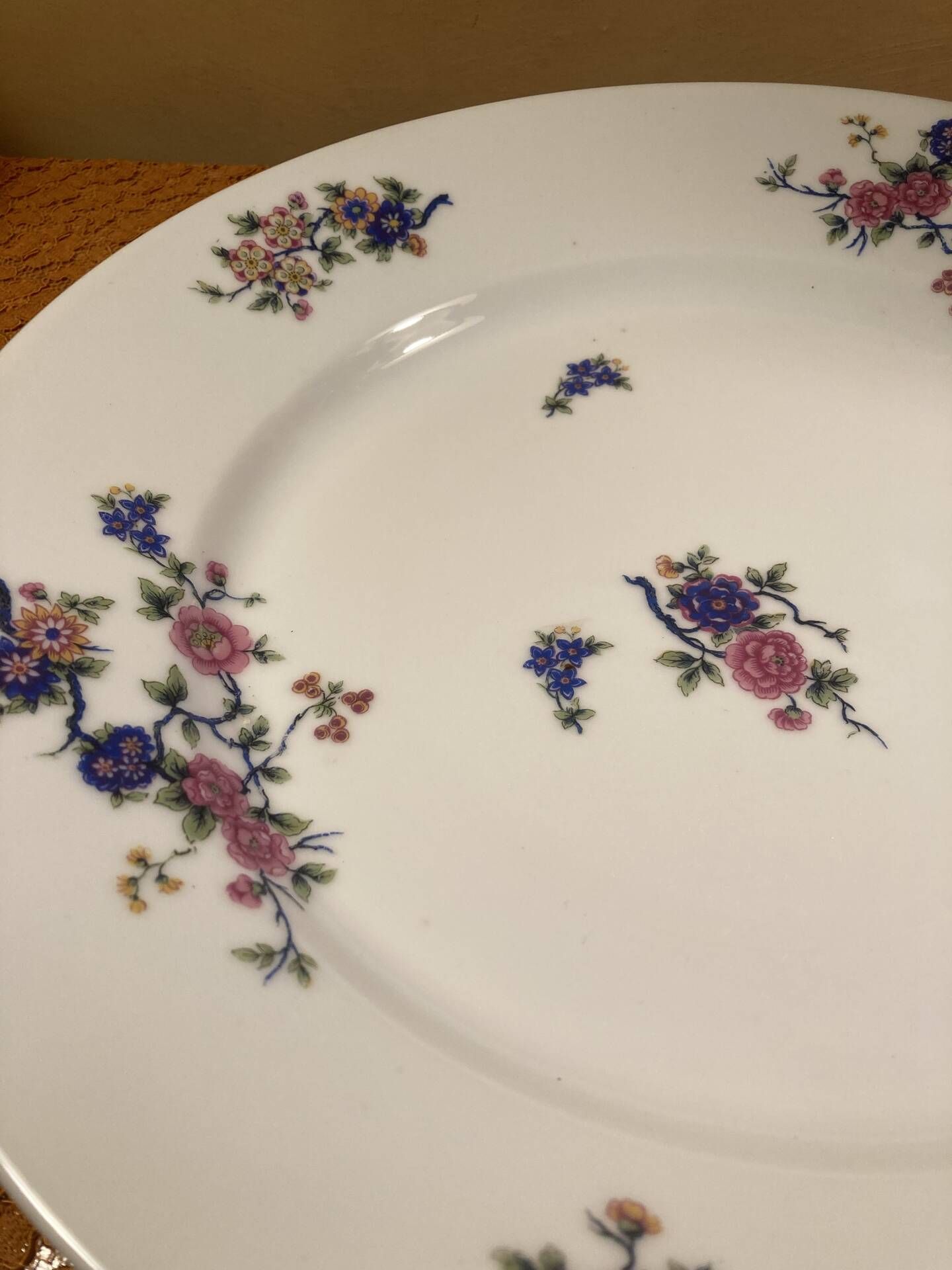 Vintage chic white porcelain service from Limoges.
