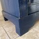 Old Parisian wardrobe painted in midnight blue
