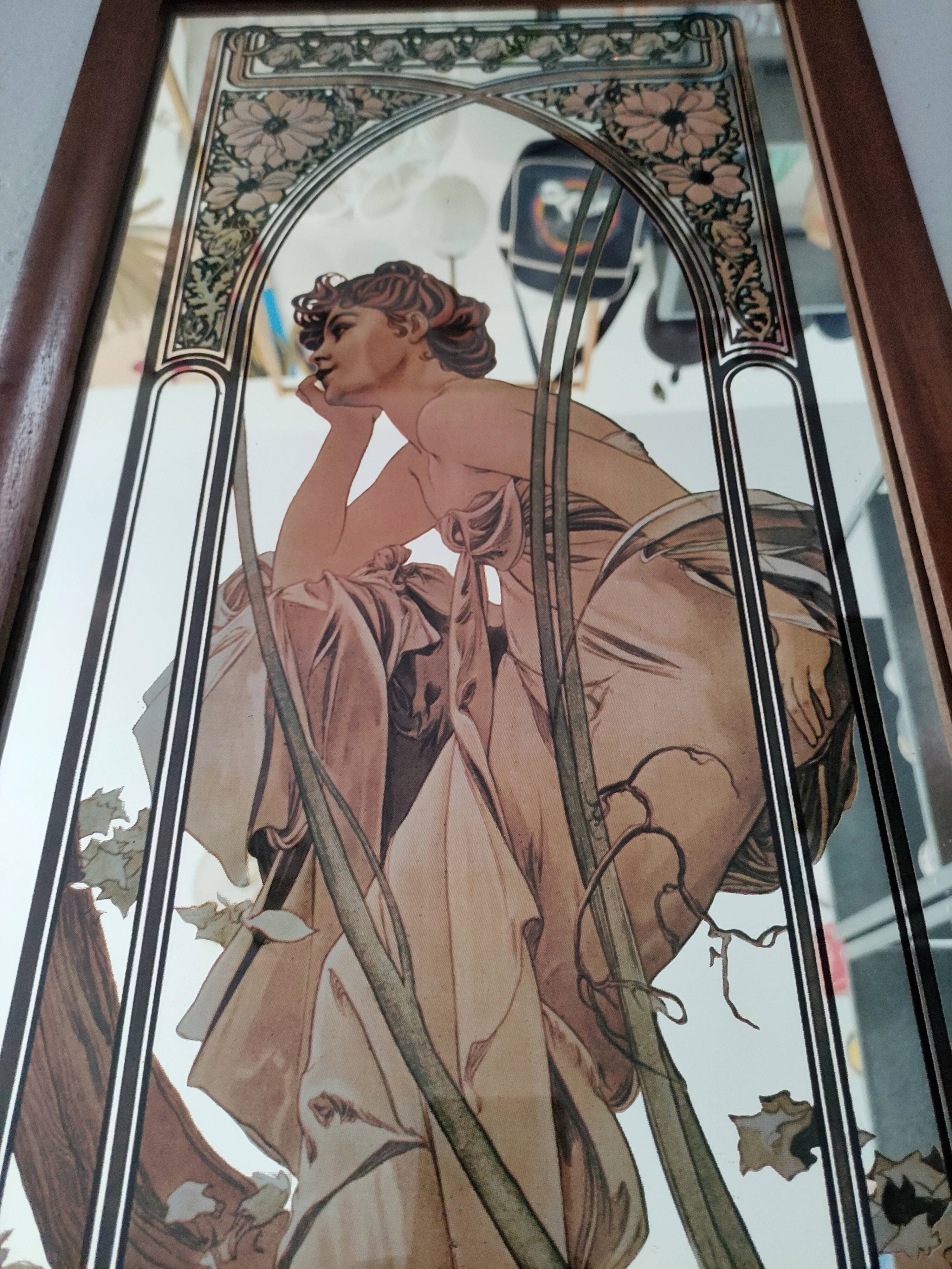 Alphonse Mucha Mirror