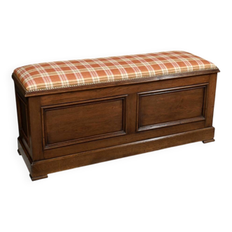 Banc Coffre de Palier en Chêne – Début XXe
