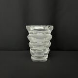 Lalique vase “Mortefontaine” in crystal, signed Lalique France – large