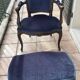armchair with footrest