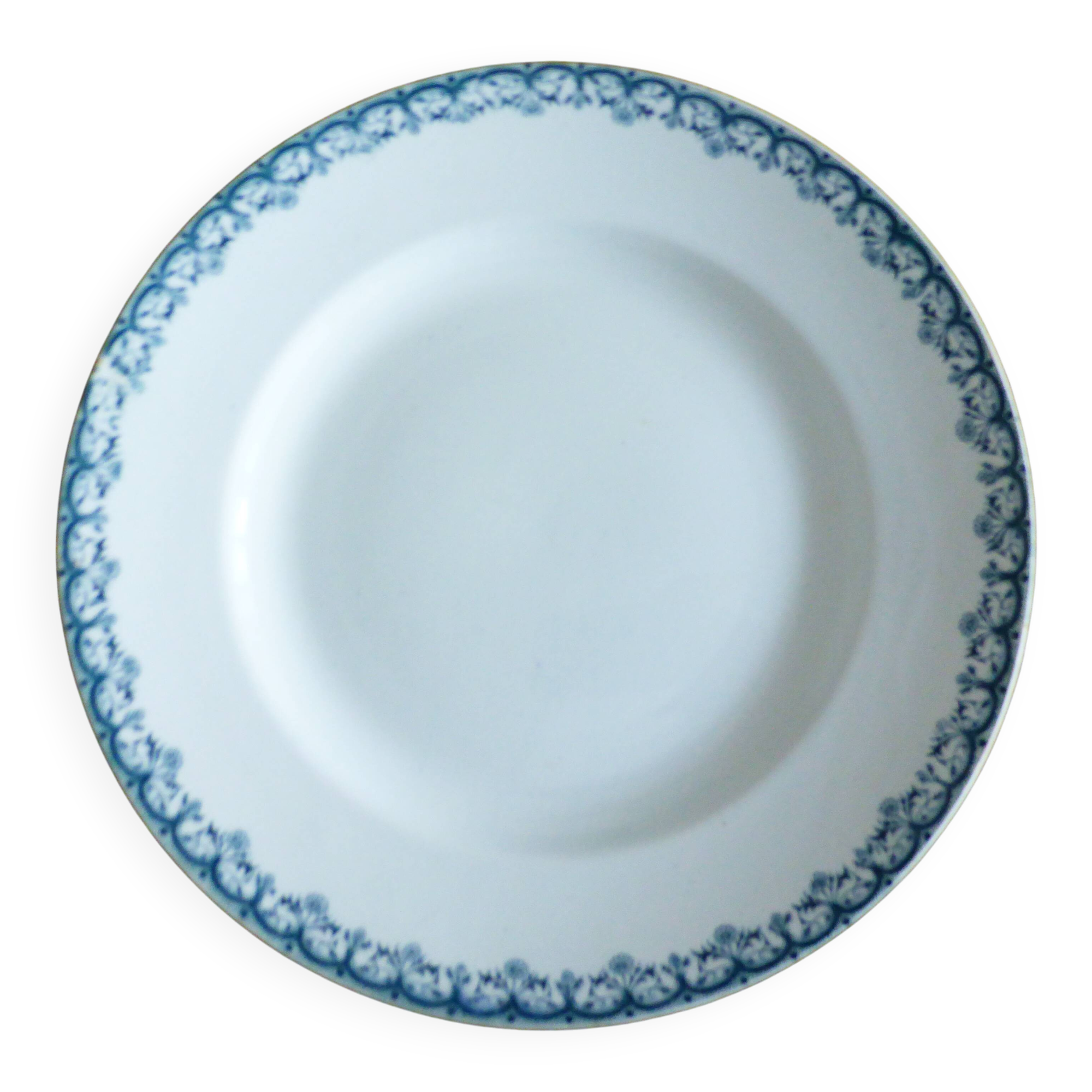 1 assiette plate St Amand et Hamage