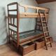 Stackable twin beds with storage chests