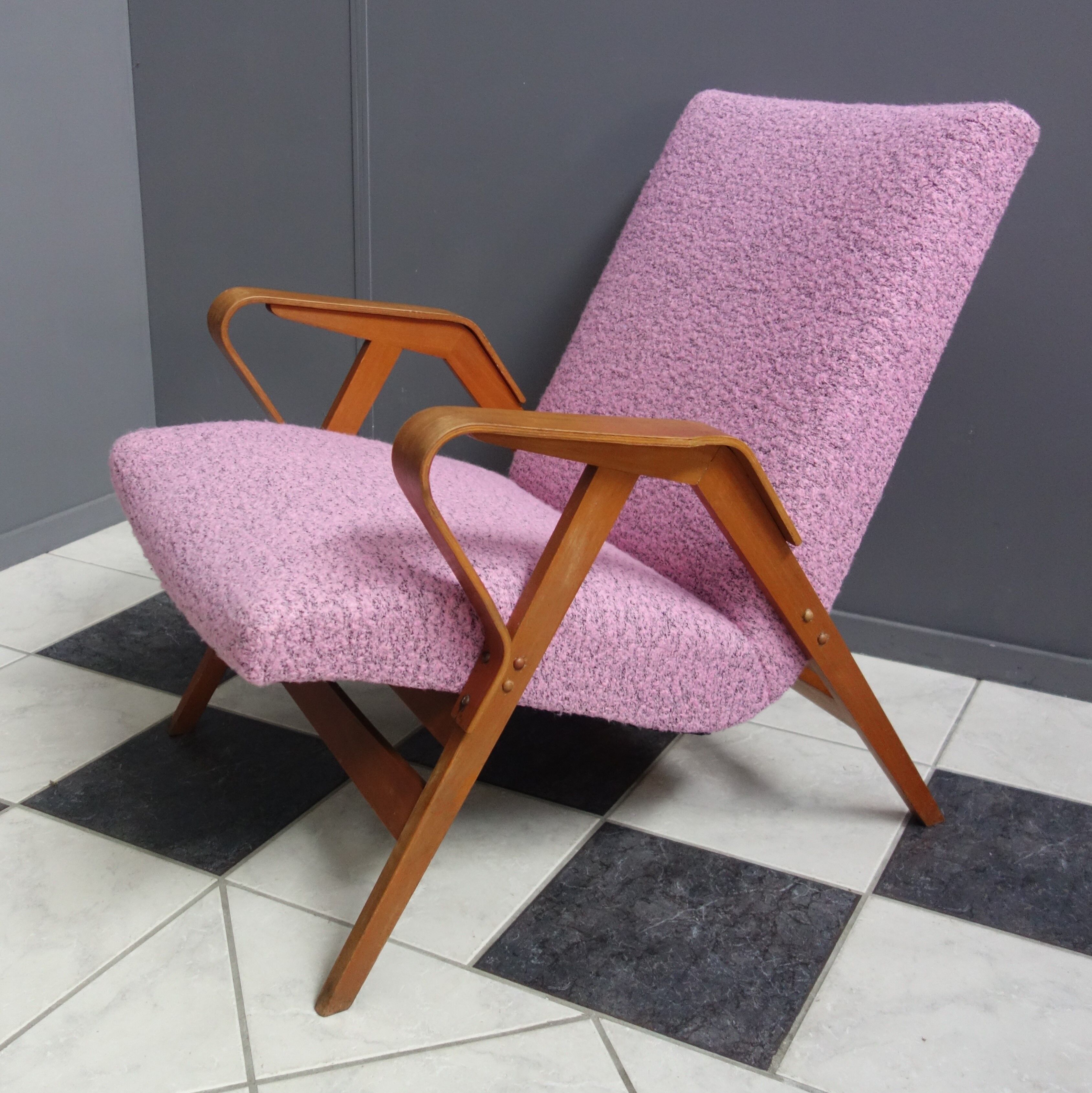 Frantisek Jirfak 24-23 chair for Tatra 1960s