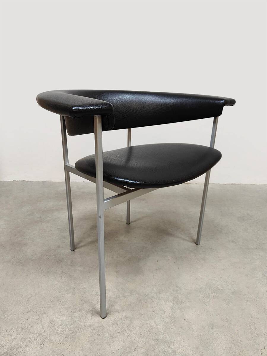 Dutch vintage dining chair Rudolf Wolf Gaasbeek & Van Tiel