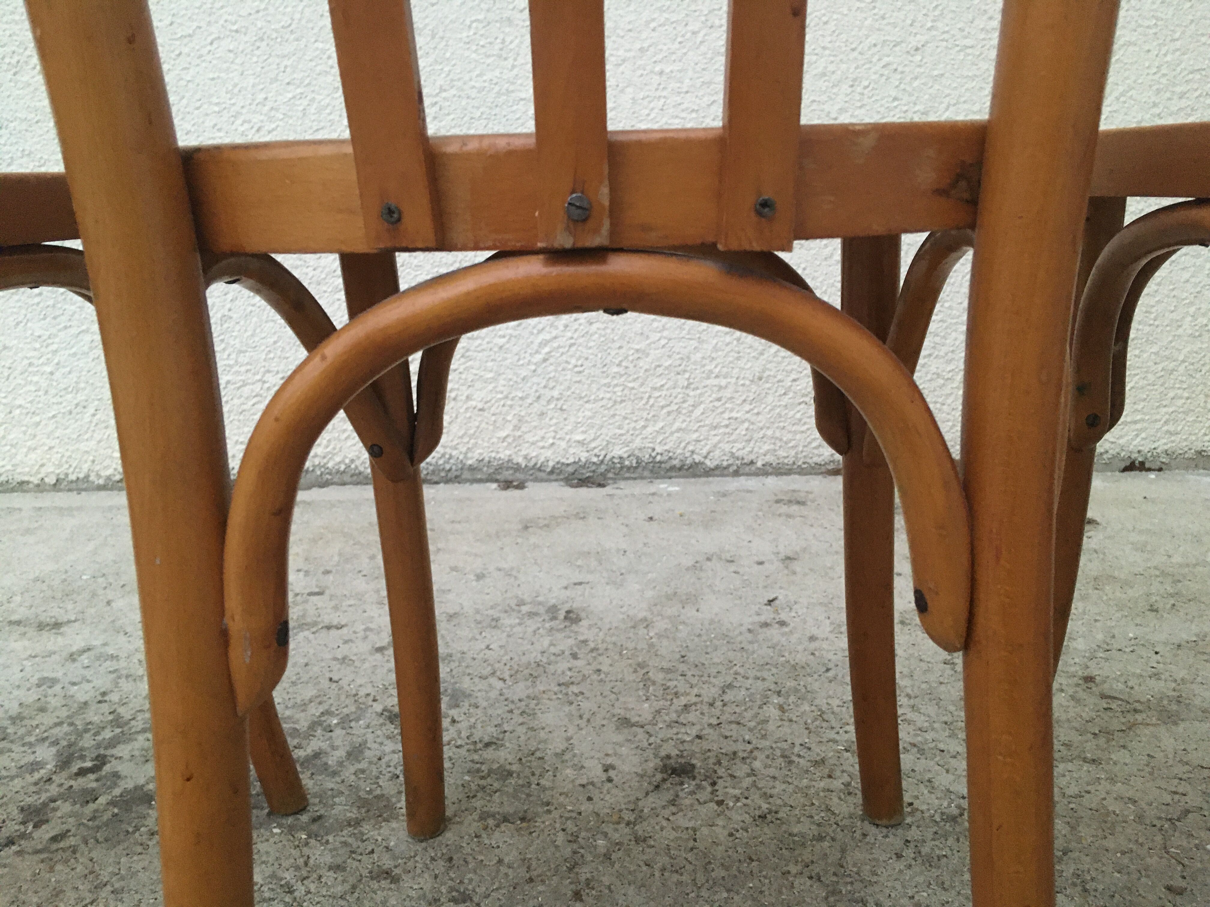 Old bistro chairs