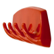 Space Age wall hook orange Gilac France 1970s