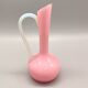 Pair of vintage milk glass vases, 1960-70, retro chic