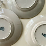 4 ironstone plates from Saint Amand