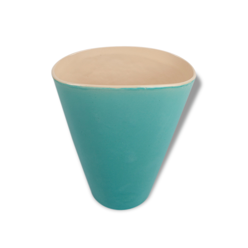 PL France vase ceramic vintage V - 83, color glass of water