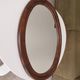 Miroir ovale vintage de style scandinave années 80/90