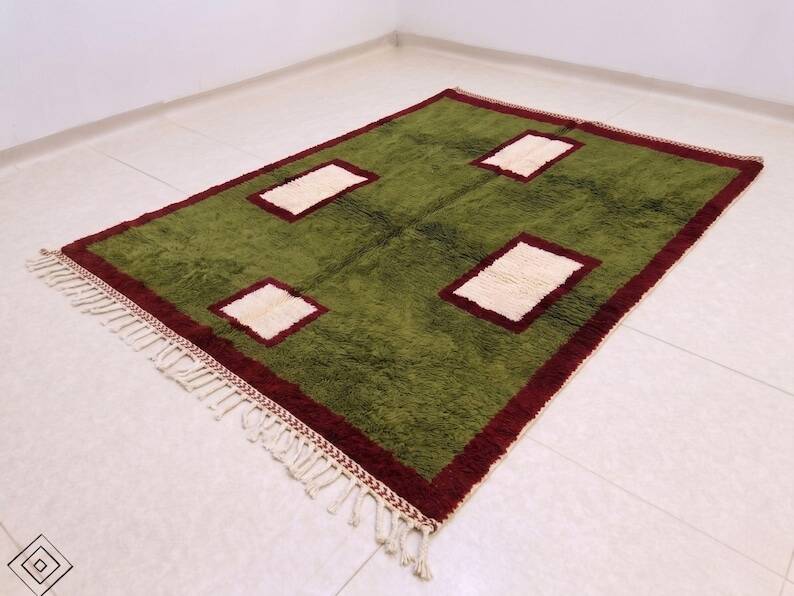 Handwoven Moroccan Rugs | 100% Natural Wool 250cmx150cm