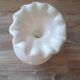 White opaline vase