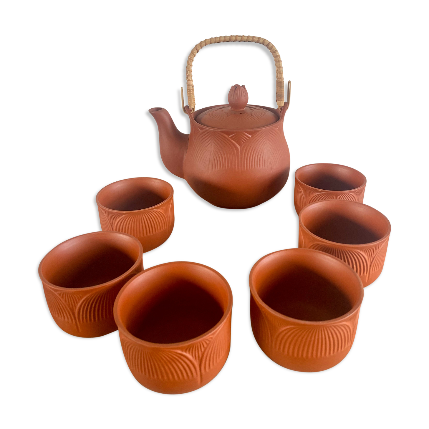 Terracotta tea set