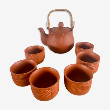 Terracotta tea set