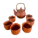 Terracotta tea set