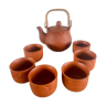 Terracotta tea set