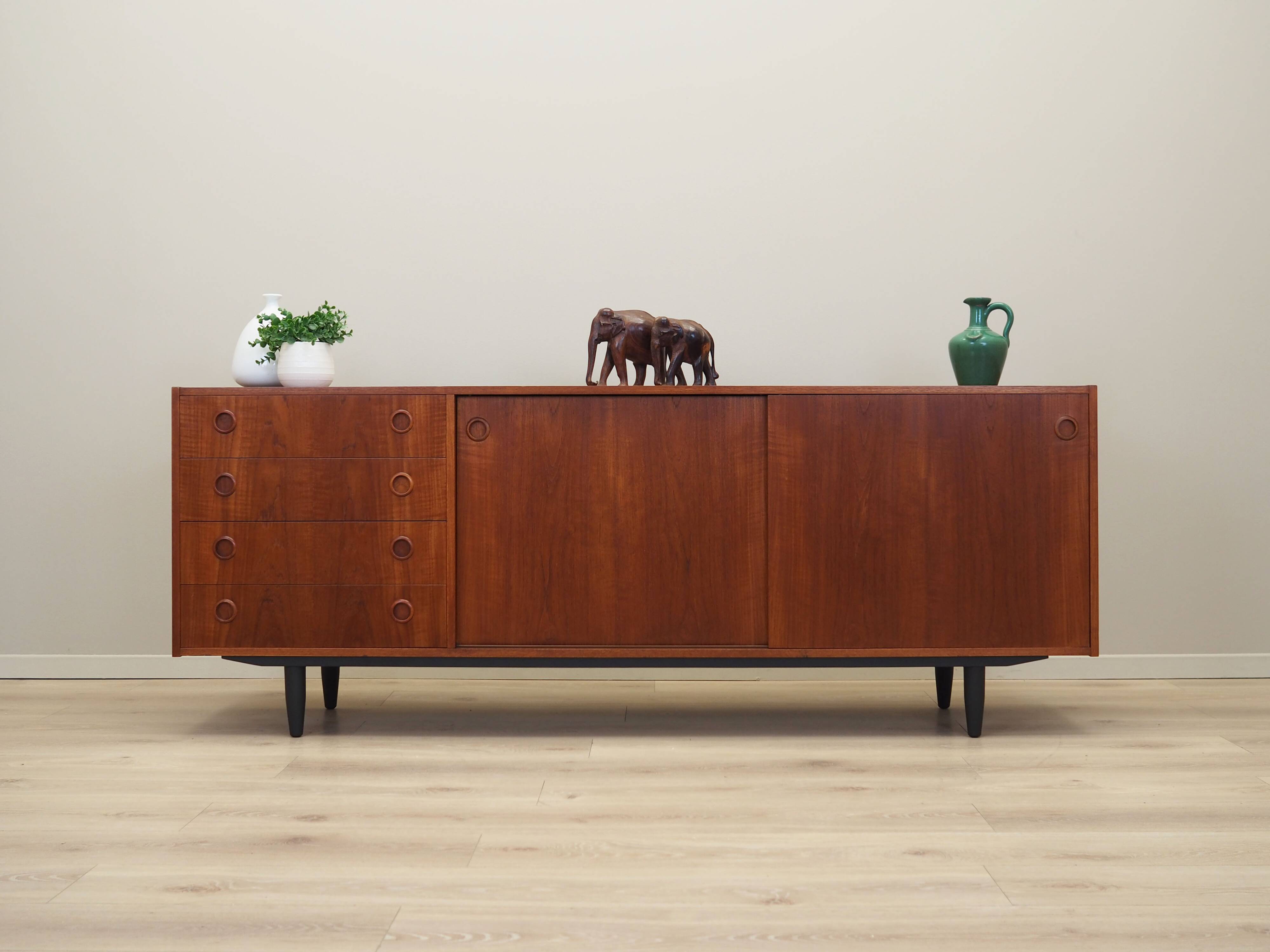 Teak sideboard, Danish design, 1970s, production: Denmark