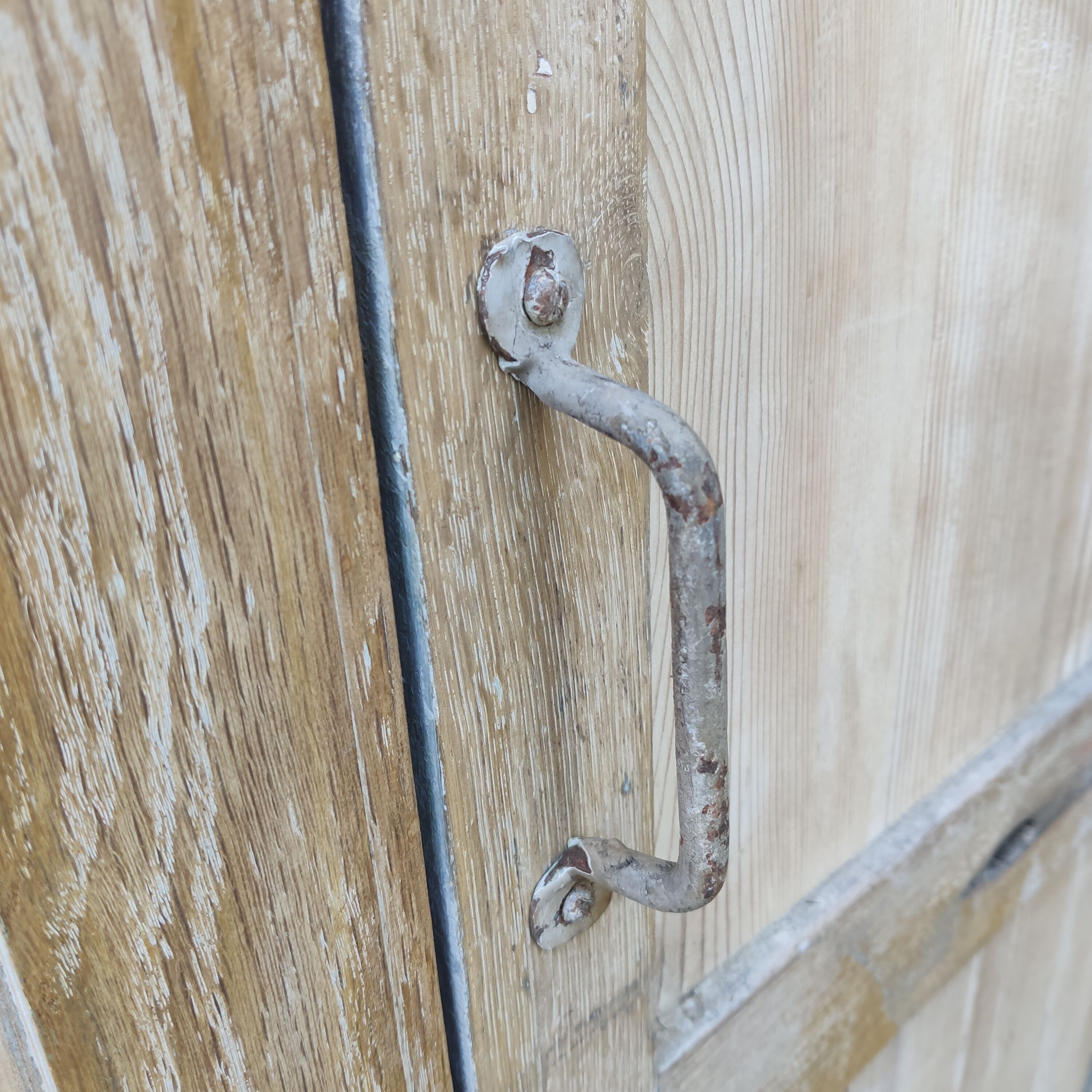 Pair of old shutters