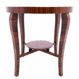 Round Art Deco coffee table, Poland, mid 20th century. after renovation.