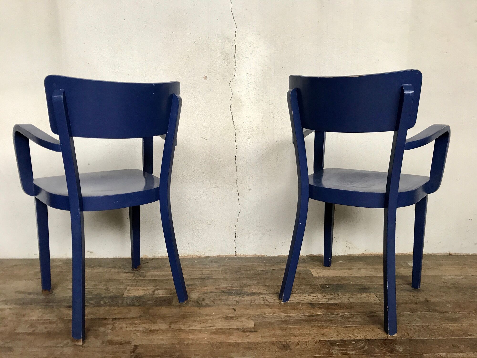 Paire de 2 fauteuils de bureau bout de table