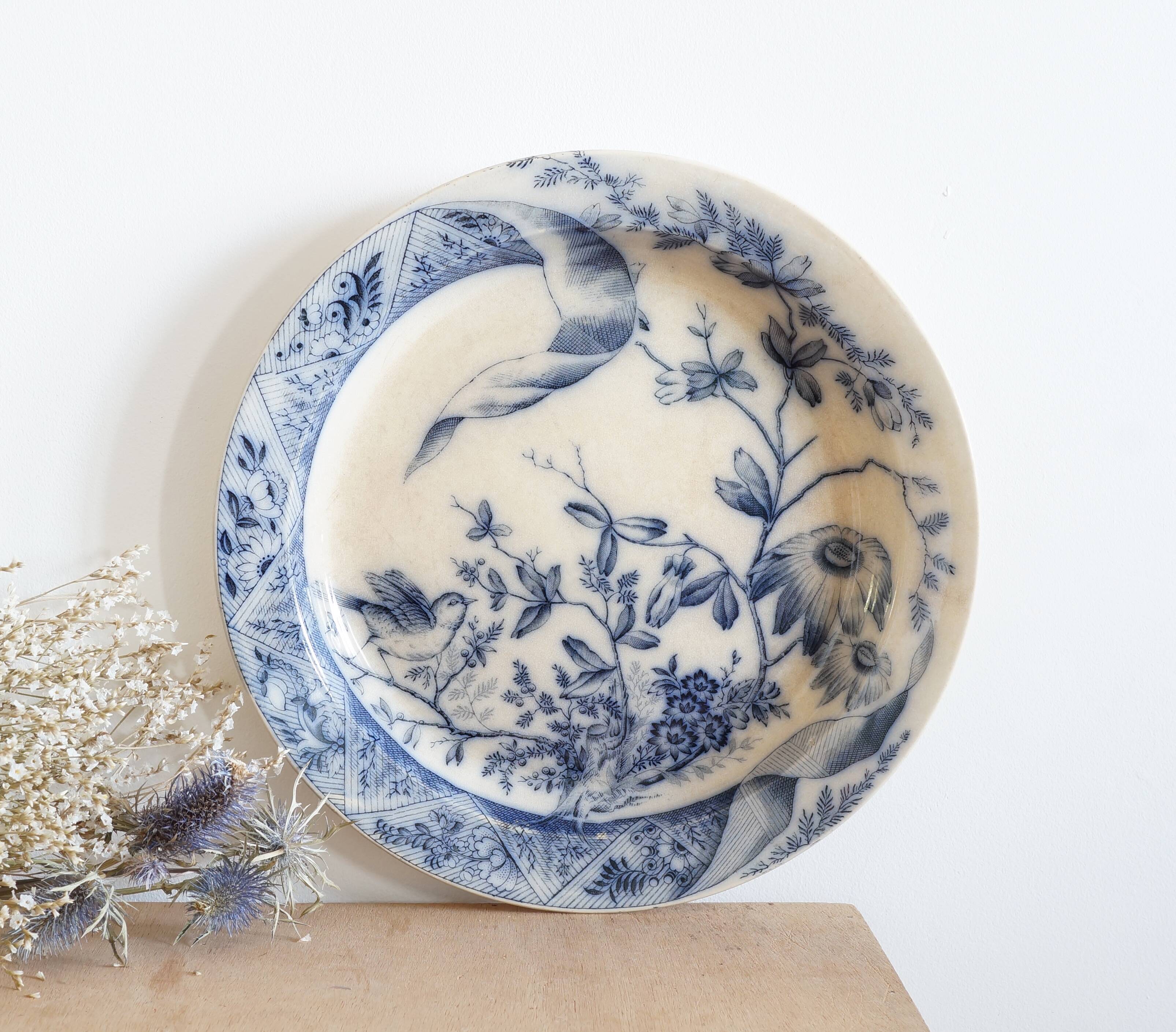 Old iron earth type dish 19th century