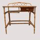 Vintage rattan and bamboo desk or dressing table (81x47 cm) – Riviera style,