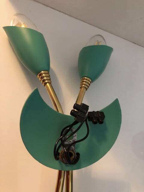 Double vintage Italian wall light 1950s