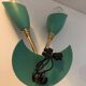 Double vintage Italian wall light 1950s
