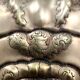 Vintage chiseled and embossed cast bronze centerpiece bowl, Italy